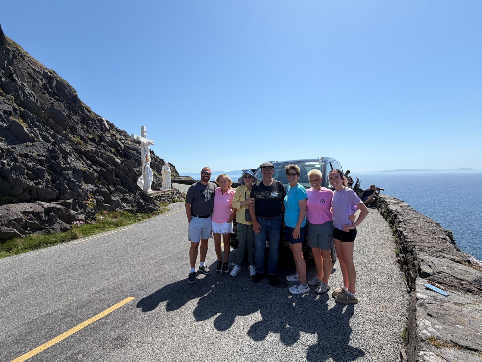 VIP of the Day: The Jaedike Family Enjoys an Amazing Tour to Dingle in Our Executive Van